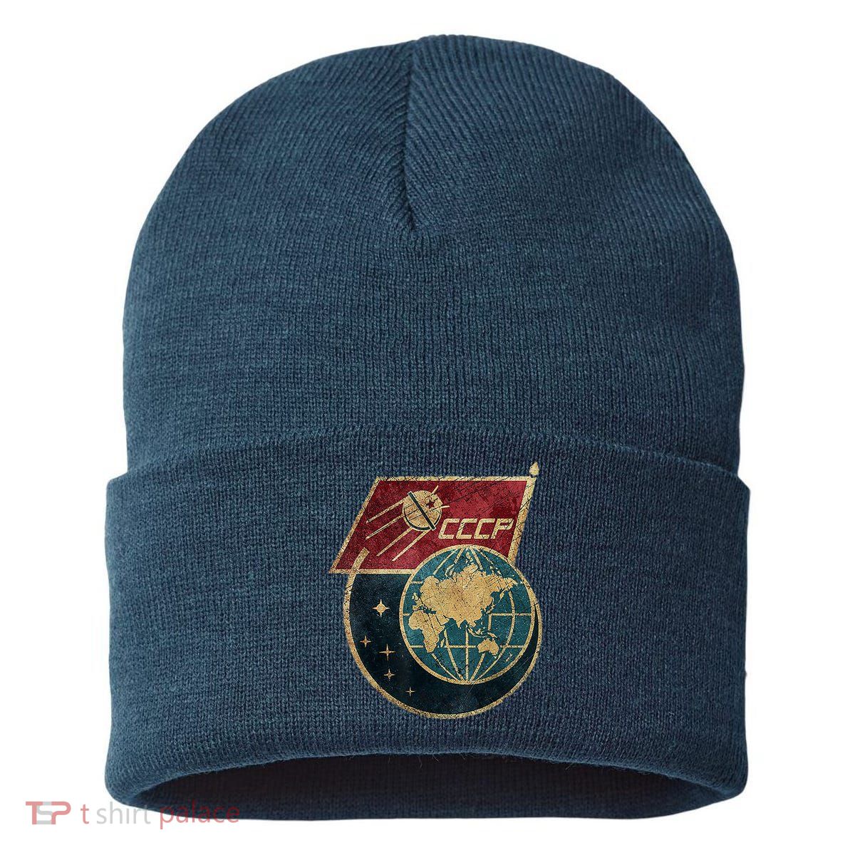Soviet Union Russia CCCP Global Sustainable Knit Beanie