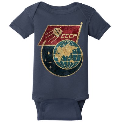 Soviet Union Russia CCCP Global Baby Bodysuit