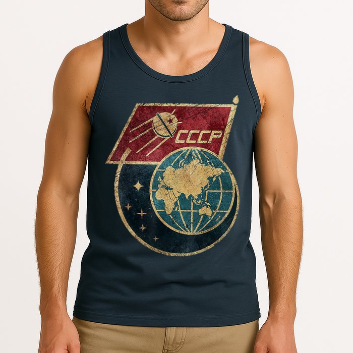 Soviet Union Russia CCCP Global Tank Top