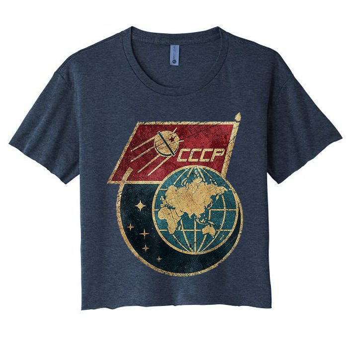 Soviet Union Russia CCCP Global Crop Top