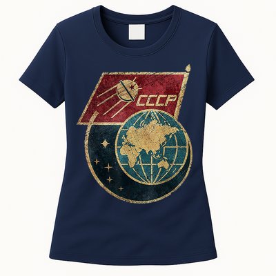 Soviet Union Russia CCCP Global Womens T-Shirt