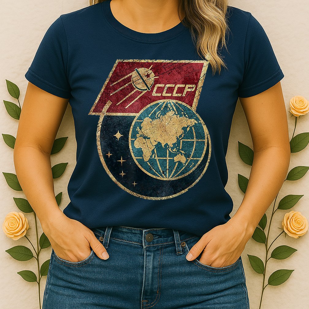 Soviet Union Russia CCCP Global Womens T-Shirt