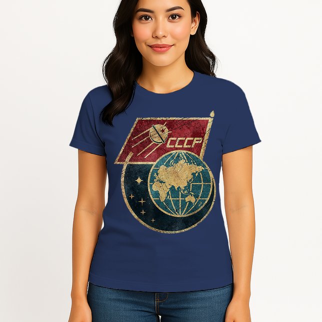 Soviet Union Russia CCCP Global Womens T-Shirt
