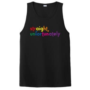 Straight Unfortunately Rainbow Pride Ally Lgbtq PosiCharge Competitor Tank