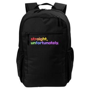 Straight Unfortunately Rainbow Pride Ally LGBTQ Gay Daily Commute Backpack