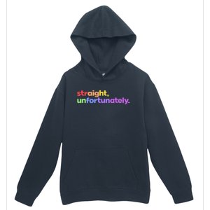 Straight Unfortunately Rainbow Pride Ally LGBTQ Gay Urban Pullover Hoodie