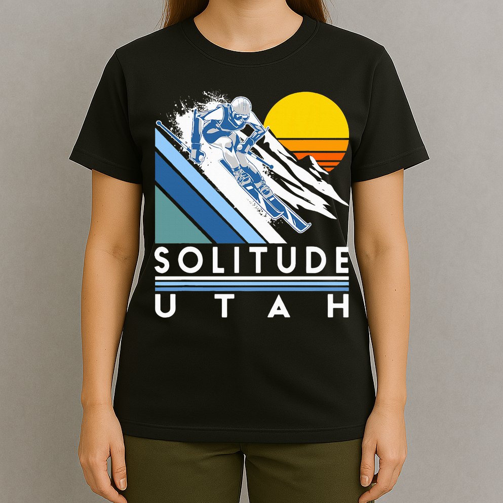 Solitude Utah Retro Ski T-Shirt
