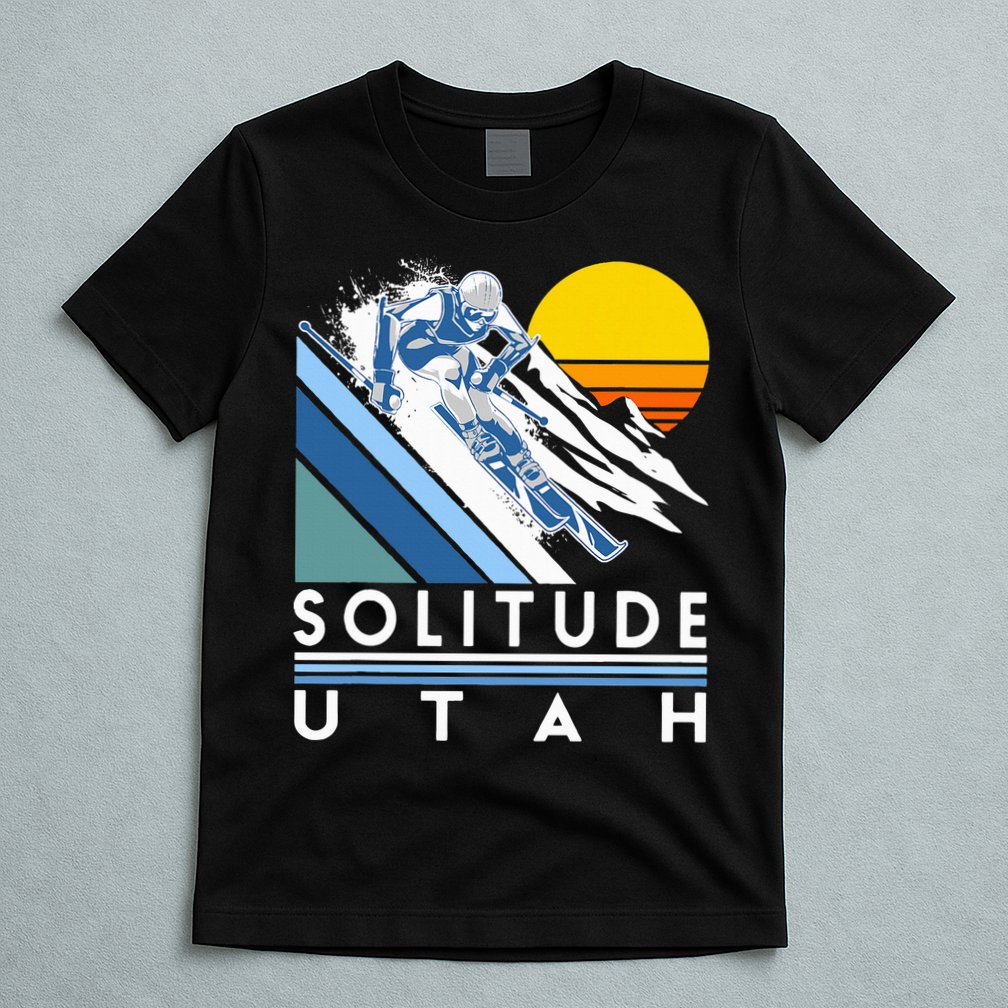 Solitude Utah Retro Ski T-Shirt