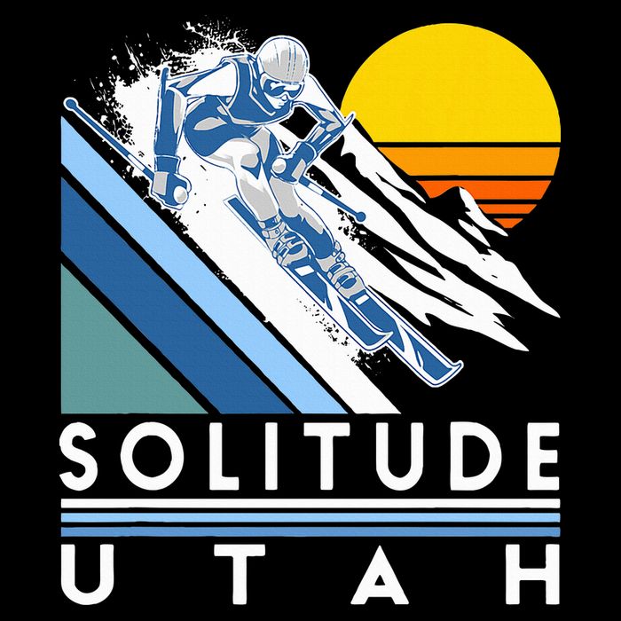 Solitude Utah Retro Ski Impact Tech Backpack