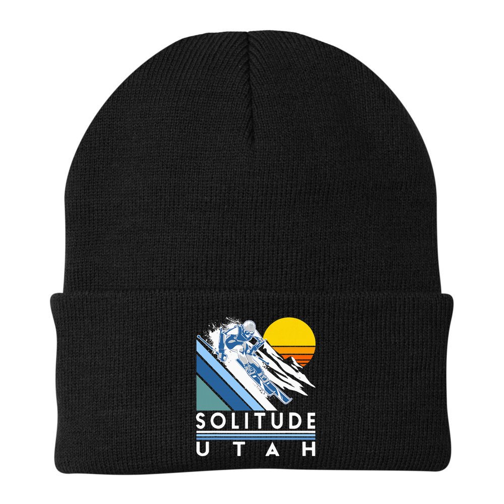 Solitude Utah Retro Ski Beanie