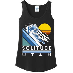 Solitude Utah Retro Ski Ladies Essential Tank