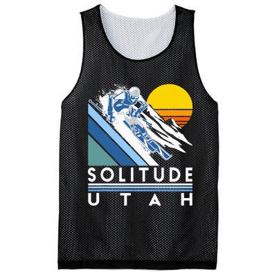 Solitude Utah Retro Ski Mesh Reversible Basketball Jersey Tank