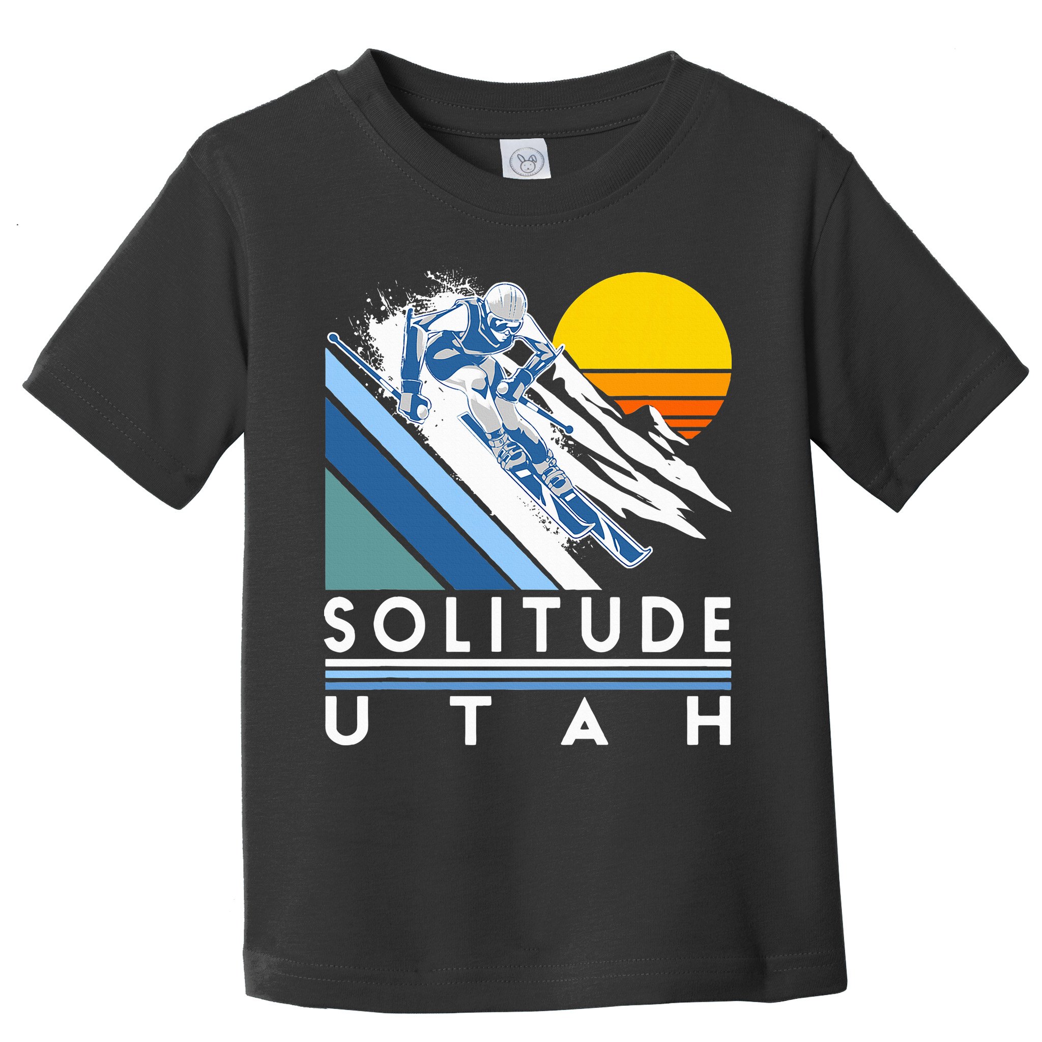 Solitude Utah Retro Ski Toddler T-Shirt