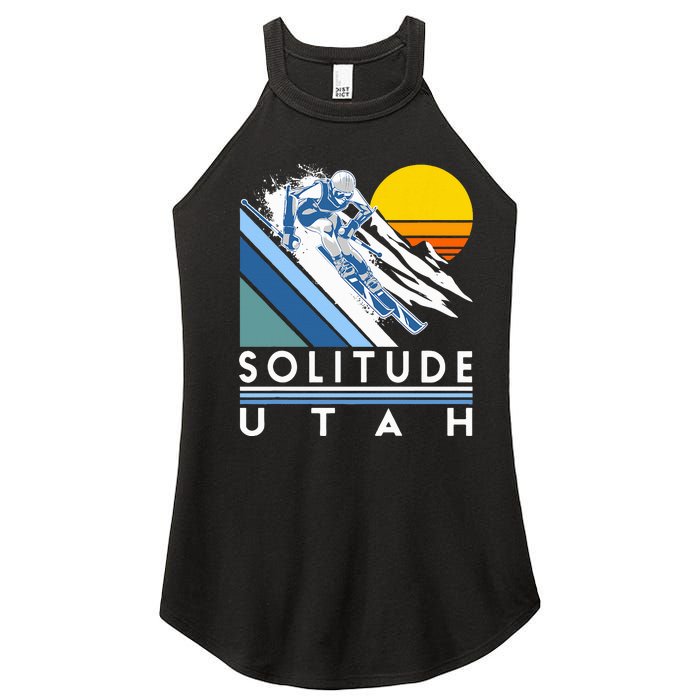 Solitude Utah Retro Ski Women's Perfect Tri Rocker Tank