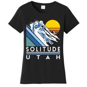 Solitude Utah Retro Ski Women's T-Shirt