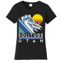 Solitude Utah Retro Ski Women's T-Shirt