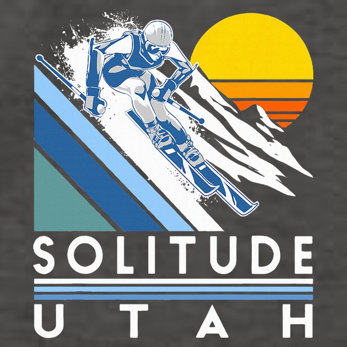 Solitude Utah Retro Ski Vector Backpack