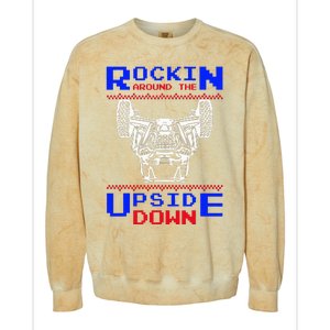 Sxs Utv Rockin The Upsite Down Colorblast Crewneck Sweatshirt