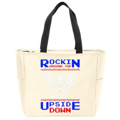 Sxs Utv Rockin The Upsite Down Zip Tote Bag