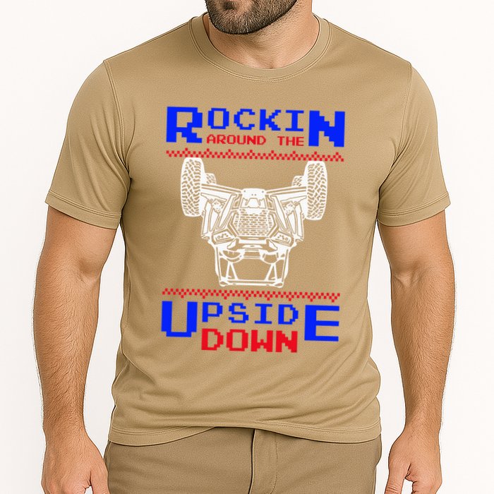 Sxs Utv Rockin The Upsite Down Cooling Performance Crew T-Shirt