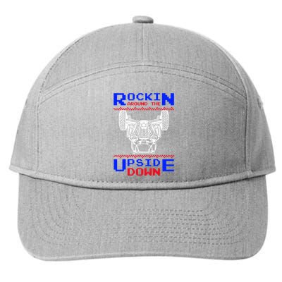 Sxs Utv Rockin The Upsite Down 7-Panel Snapback Hat
