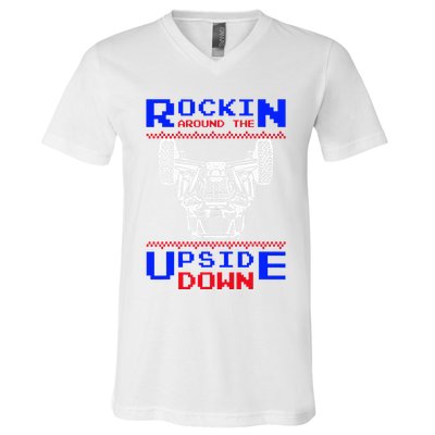 Sxs Utv Rockin The Upsite Down V-Neck T-Shirt