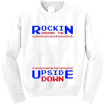 Sxs Utv Rockin The Upsite Down Kids Sweatshirt