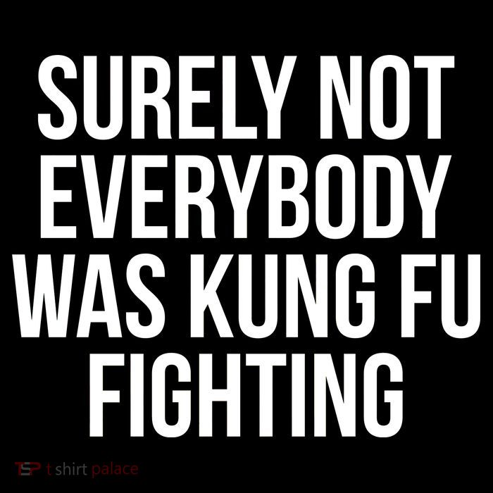 Surely Not Everybody was Kung FU Fighting Youth Performance Sprint T-Shirt