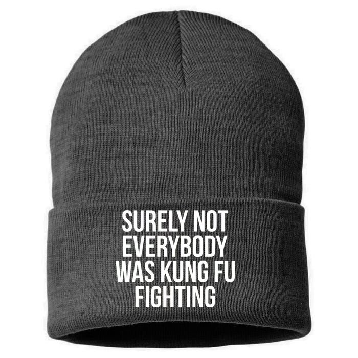 Surely Not Everybody was Kung FU Fighting Sustainable Knit Beanie