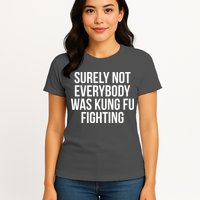 Surely Not Everybody was Kung FU Fighting Womens T-Shirt