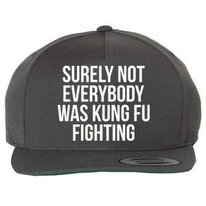 Surely Not Everybody was Kung FU Fighting Wool Snapback Cap