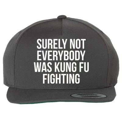 Surely Not Everybody was Kung FU Fighting Wool Snapback Cap