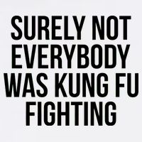 Surely Not Everybody was Kung FU Fighting Garment-Dyed Sweatshirt