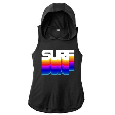 Surf Ladies PosiCharge Tri-Blend Wicking Draft Hoodie Tank