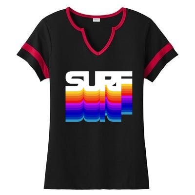 Surf Ladies Halftime Notch Neck Tee