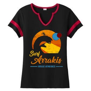 Surf Arrakis House Atreides Ladies Halftime Notch Neck Tee