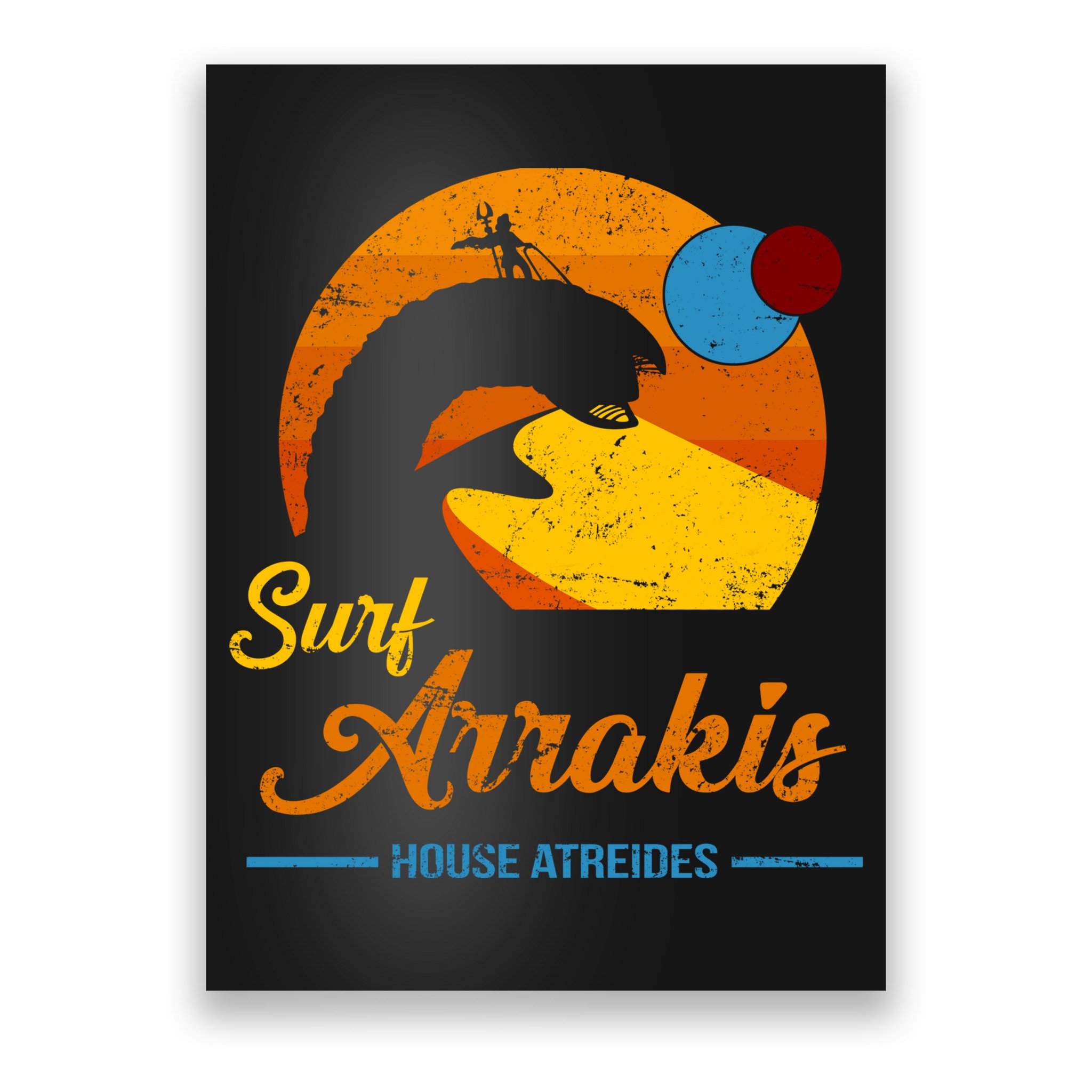 Surf Arrakis House Atreides Poster