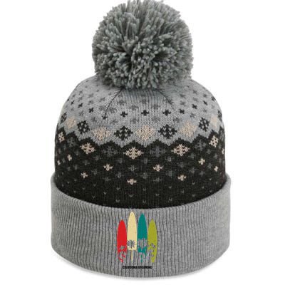 Surf California Dreaming  The Baniff Cuffed Pom Beanie