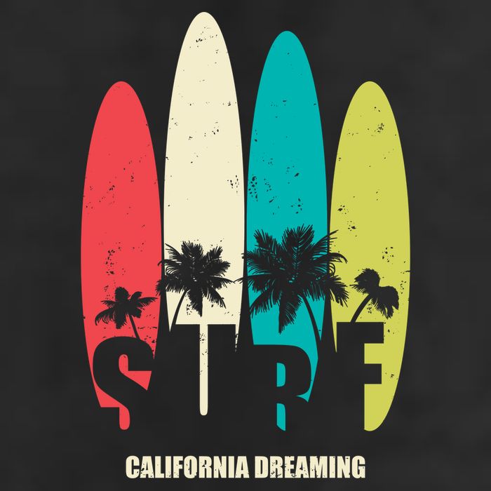 Surf California Dreaming  Cool Comfort Performance Bucket Hat