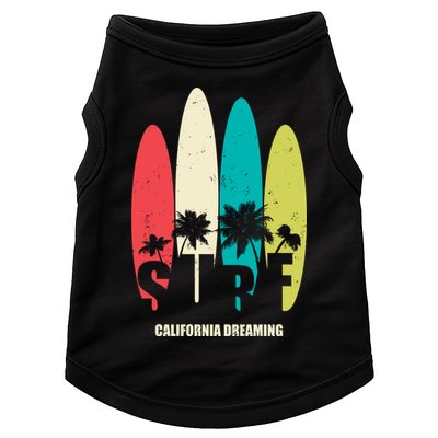 Surf California Dreaming  Doggie Tank