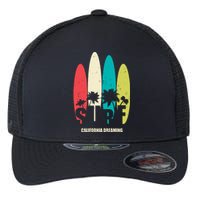 Surf California Dreaming  Flexfit Unipanel Trucker Cap