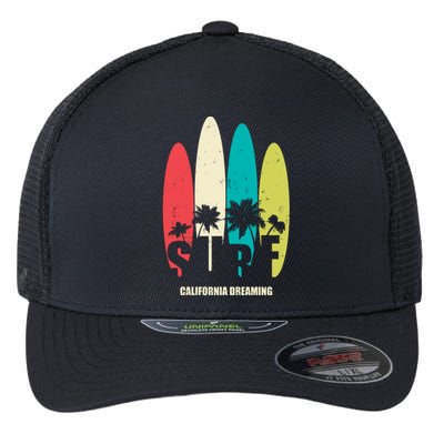 Surf California Dreaming  Flexfit Unipanel Trucker Cap