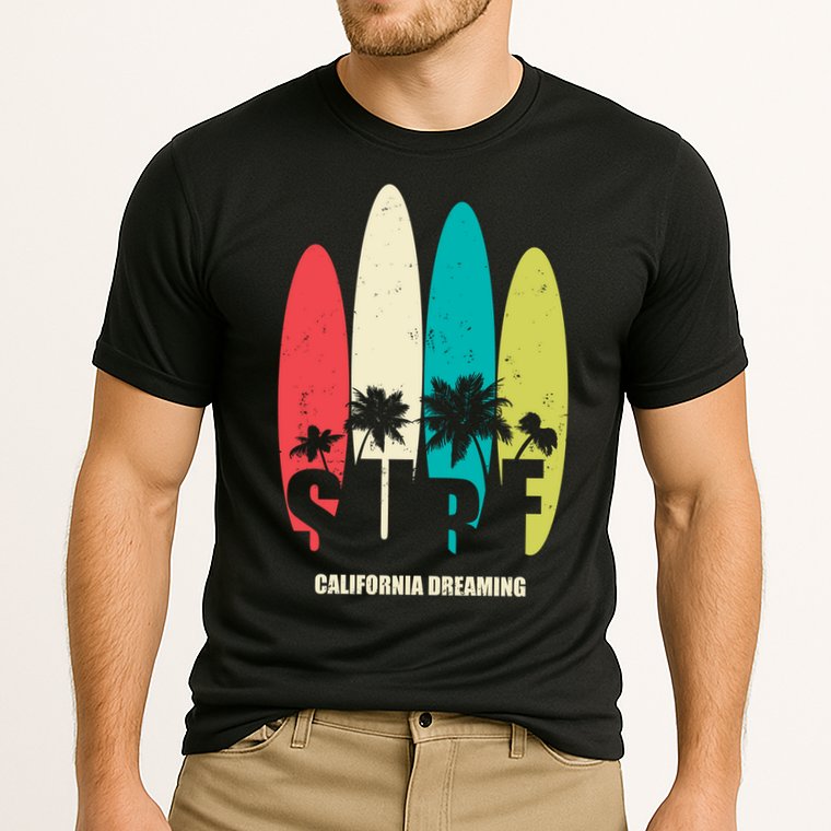 Surf California Dreaming  Cooling Performance Crew T-Shirt