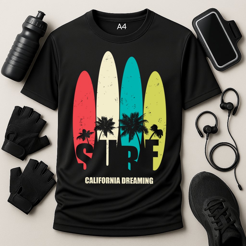Surf California Dreaming  Cooling Performance Crew T-Shirt