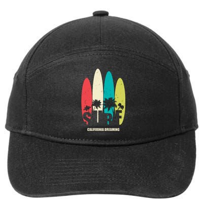 Surf California Dreaming  7-Panel Snapback Hat