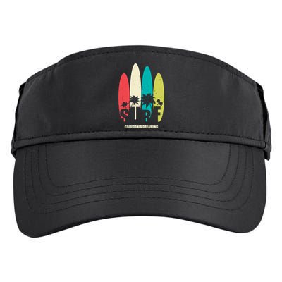 Surf California Dreaming  Adult Drive Performance Visor
