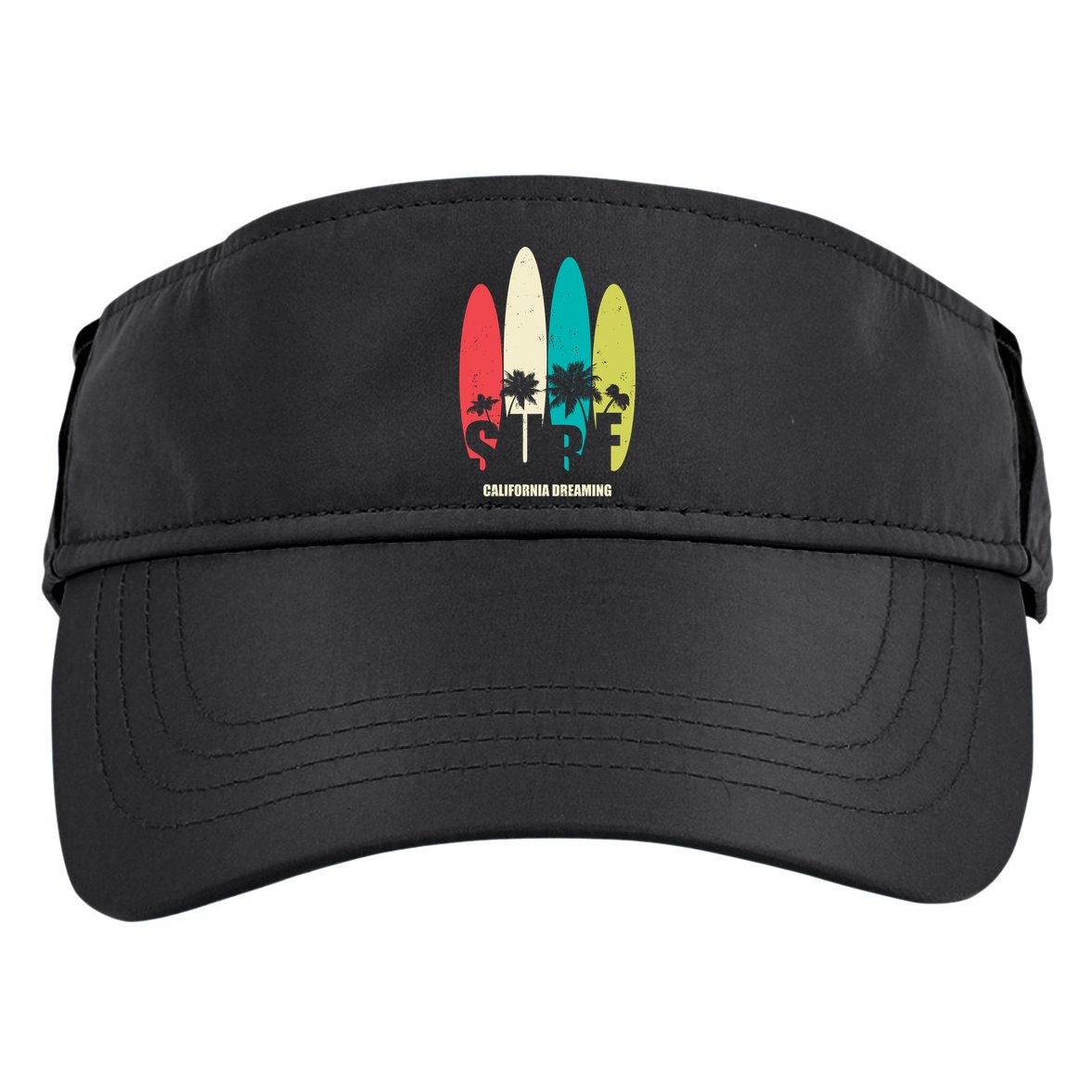 Surf California Dreaming  Adult Drive Performance Visor