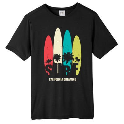 Surf California Dreaming  Tall Fusion ChromaSoft Performance T-Shirt