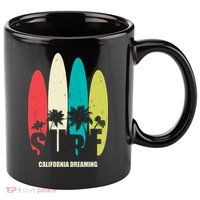 Surf California Dreaming  11oz C Handle Ceramic Mug