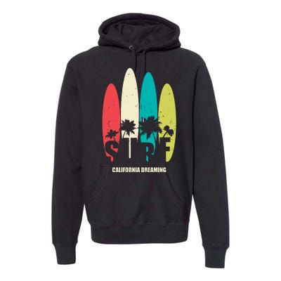 Surf California Dreaming  Premium Hoodie